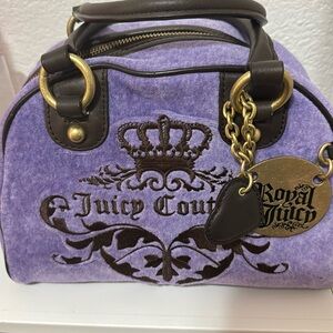 💜🦄 vintage Juicy couture purple bowler bag